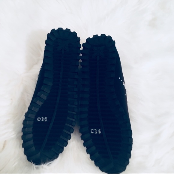 BCBG Generation Black Suede Jeweled Sneakers - Picture 7 of 8